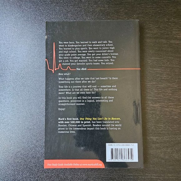 4/$20 One Heartbeat Away: Your Journey into Eternity by Mark Cahil - Paperback - Picture 5 of 5